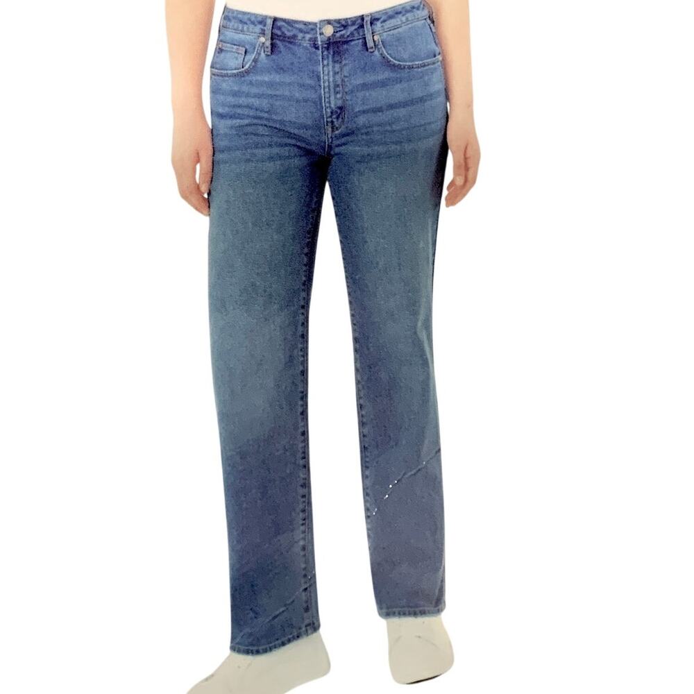 NWT Seven 7 size 14 loose straight high rise stretch jean J2 3367